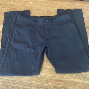 prAna Slim Fit Mens 36x34 Navy Nylon Stretch Slim Fit Outdoor Hiking